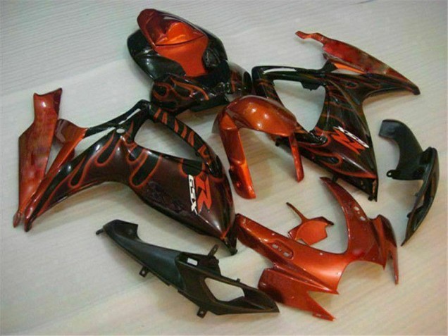 Cheapest 2006-2007 Red Suzuki GSXR 600/750 Motorbike Fairings UK