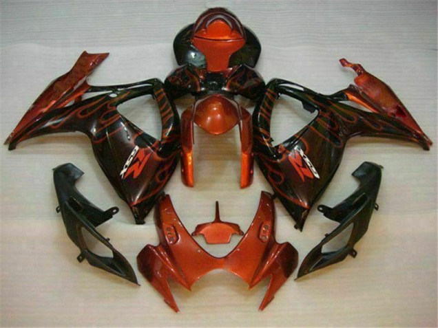 Cheapest 2006-2007 Red Suzuki GSXR 600/750 Motorbike Fairings UK