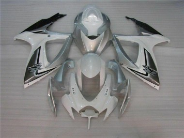 Cheapest 2006-2007 White Silver Suzuki GSXR 600/750 Motorcycle Fairing UK