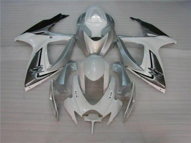 Cheapest 2006-2007 White Silver Suzuki GSXR 600/750 Motorcycle Fairing UK Cheapest 2006-2007 White Silver Suzuki GSXR 600/750 Motorcycle Fairing UK