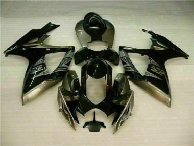Cheapest 2006-2007 Black Grey Suzuki GSXR 600/750 Motorcycle Fairing Kits UK