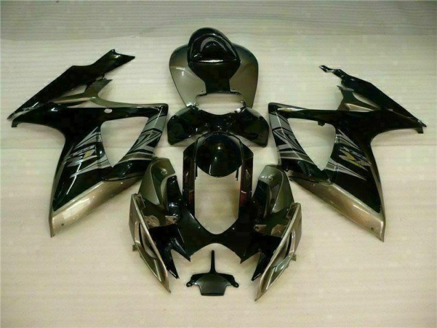 Cheapest 2006-2007 Black Grey Suzuki GSXR 600/750 Motorcycle Fairing Kits UK