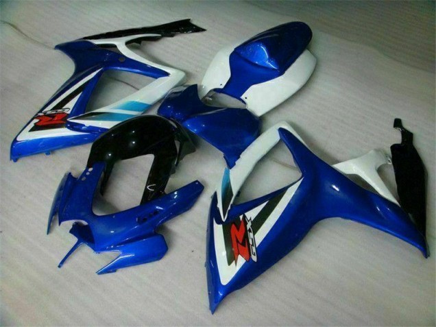 Cheapest 2006-2007 Blue White Suzuki GSXR 600/750 Bike Fairings UK