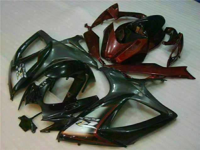 Cheapest 2006-2007 Black Red Suzuki GSXR 600/750 Motorcycle Fairings UK