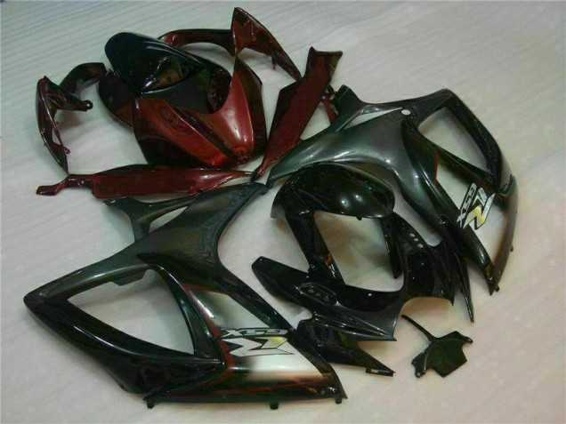 Cheapest 2006-2007 Black Red Suzuki GSXR 600/750 Motorcycle Fairings UK
