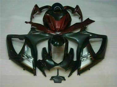 Cheapest 2006-2007 Black Red Suzuki GSXR 600/750 Motorcycle Fairings UK