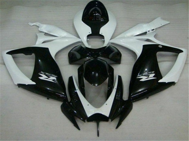 Cheapest 2006-2007 Black White Suzuki GSXR 600/750 Motorcycle Replacement Fairings UK Cheapest 2006-2007 Black White Suzuki GSXR 600/750 Motorcycle Replacement Fairings UK