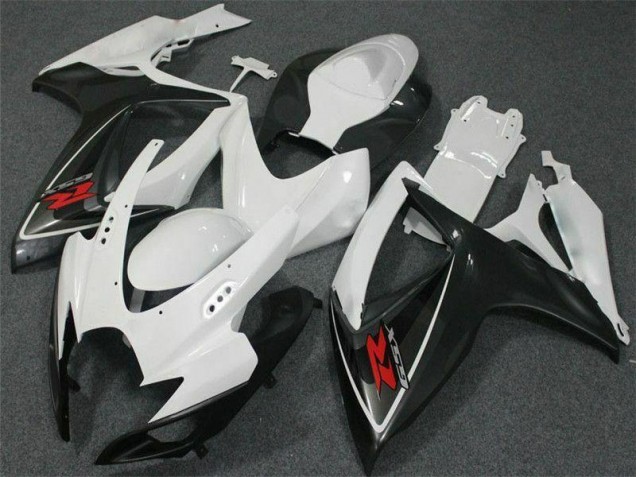 Cheapest 2006-2007 White Suzuki GSXR 600/750 Motorcycle Fairing Kits UK
