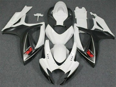 Cheapest 2006-2007 White Suzuki GSXR 600/750 Motorcycle Fairing Kits UK