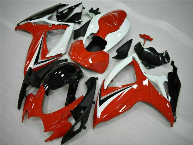 Cheapest 2006-2007 Red White Suzuki GSXR 600/750 Motorcycle Fairings Kits UK Cheapest 2006-2007 Red White Suzuki GSXR 600/750 Motorcycle Fairings Kits UK