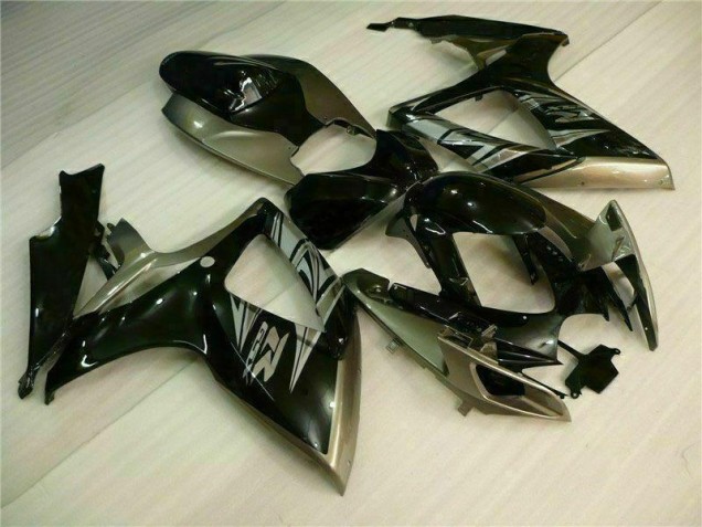 Cheapest 2006-2007 Black Grey Suzuki GSXR 600/750 Motorcycle Replacement Fairings UK
