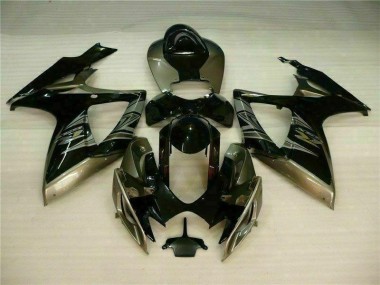 Cheapest 2006-2007 Black Grey Suzuki GSXR 600/750 Motorcycle Replacement Fairings UK