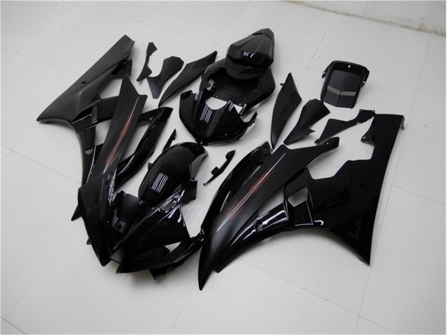 Cheapest 2006-2007 Glossy Matte Black Yamaha YZF R6 Motor Bike Fairings UK Cheapest 2006-2007 Glossy Matte Black Yamaha YZF R6 Motor Bike Fairings UK