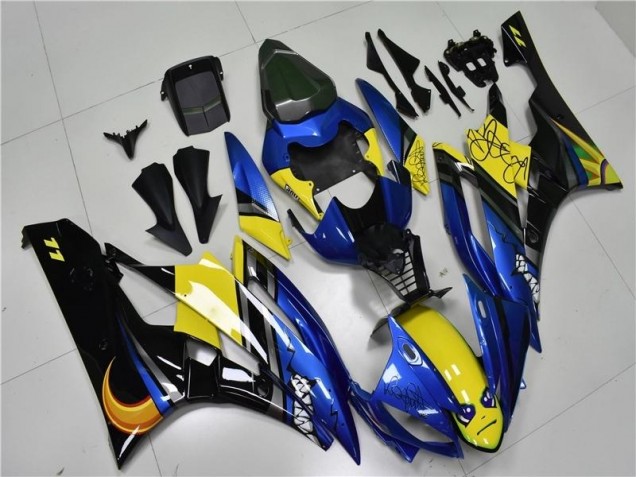 Cheapest 2006-2007 Blue Shark Yamaha YZF R6 Motorcycle Fairings Kits UK Cheapest 2006-2007 Blue Shark Yamaha YZF R6 Motorcycle Fairings Kits UK