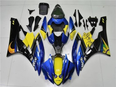 Cheapest 2006-2007 Blue Shark Yamaha YZF R6 Motorcycle Fairings Kits UK