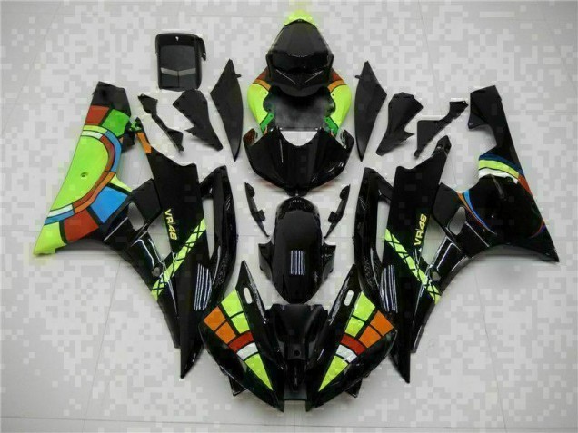 Cheapest 2006-2007 Black Yamaha YZF R6 Motorcycle Replacement Fairings UK Cheapest 2006-2007 Black Yamaha YZF R6 Motorcycle Replacement Fairings UK