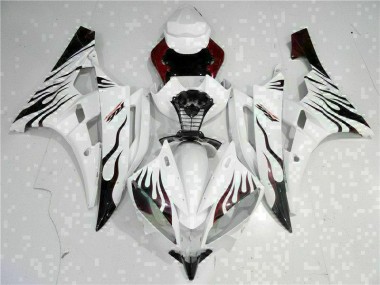 Cheapest 2006-2007 White Yamaha YZF R6 Motorcyle Fairings UK