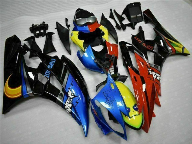 Cheapest 2006-2007 Yellow Blue Red Yamaha YZF R6 Motorcycle Fairings Kit UK