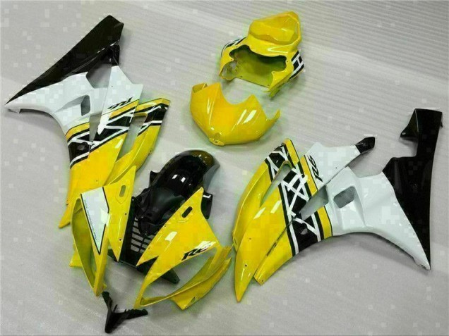 Cheapest 2006-2007 Yellow White Black Yamaha YZF R6 Motorcylce Fairings UK Cheapest 2006-2007 Yellow White Black Yamaha YZF R6 Motorcylce Fairings UK