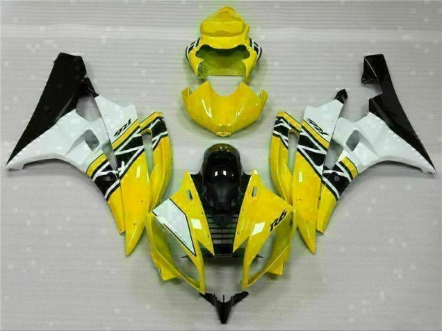 Cheapest 2006-2007 Yellow White Black Yamaha YZF R6 Motorcylce Fairings UK Cheapest 2006-2007 Yellow White Black Yamaha YZF R6 Motorcylce Fairings UK