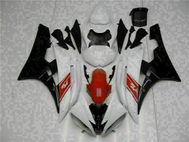 Cheapest 2006-2007 White Black Yamaha YZF R6 Motorbike Fairing UK