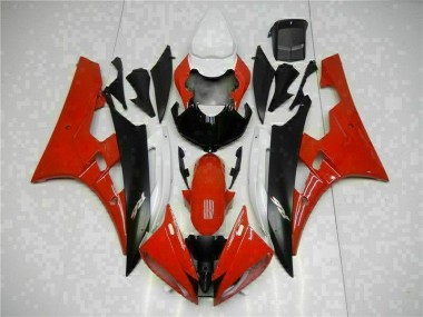 Cheapest 2006-2007 Red Black Yamaha YZF R6 Motorcycle Fairings Kits UK