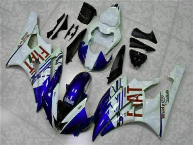Cheapest 2006-2007 White Blue Yamaha YZF R6 Bike Fairings & Bodywork UK