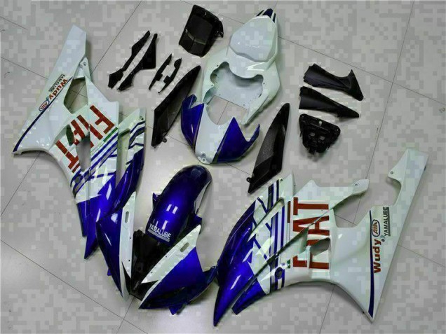 Cheapest 2006-2007 White Blue Yamaha YZF R6 Bike Fairings & Bodywork UK Cheapest 2006-2007 White Blue Yamaha YZF R6 Bike Fairings & Bodywork UK