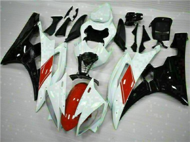 Cheapest 2006-2007 White Yamaha YZF R6 Replacement Motorcycle Fairings UK