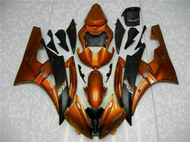 Cheapest 2006-2007 Orange Yamaha YZF R6 Motorbike Fairing Kits UK