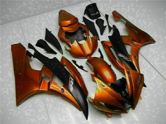 Cheapest 2006-2007 Orange Yamaha YZF R6 Motorbike Fairing Kits UK