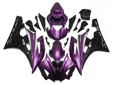 Cheapest 2006-2007 Purple Black Yamaha YZF R6 Motorcylce Fairings UK