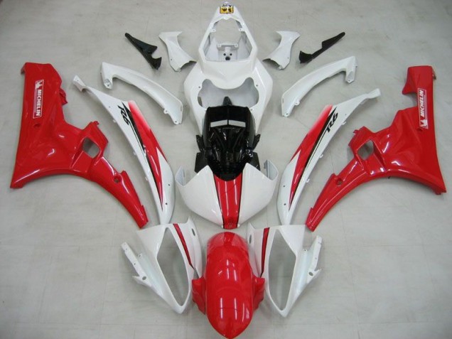 Cheapest 2006-2007 White Red Michelin Yamaha YZF R6 Motorcylce Fairings UK Cheapest 2006-2007 White Red Michelin Yamaha YZF R6 Motorcylce Fairings UK