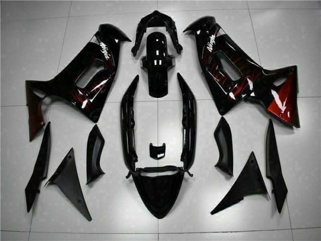 Cheapest 2006-2008 Red Flame Kawasaki EX650 Motorcycle Fairing UK Cheapest 2006-2008 Red Flame Kawasaki EX650 Motorcycle Fairing UK
