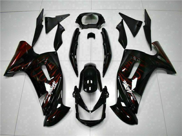 Cheapest 2006-2008 Red Flame Kawasaki EX650 Motorcycle Fairing UK Cheapest 2006-2008 Red Flame Kawasaki EX650 Motorcycle Fairing UK
