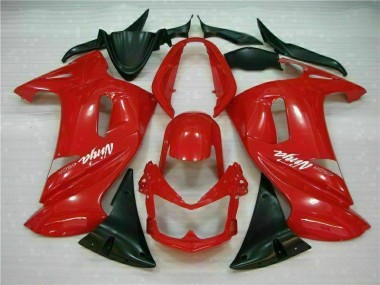 Cheapest 2006-2008 Glossy Red Kawasaki EX650 Motorbike Fairing UK