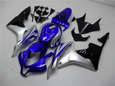 Cheapest 2007-2008 Blue Silver Black Honda CBR600RR Replacement Motorcycle Fairings UK