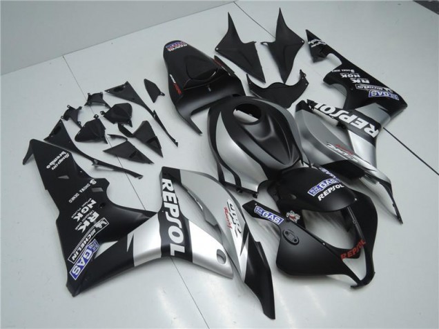 Cheapest 2007-2008 Silver Repsol Black Honda CBR600RR Bike Fairings UK