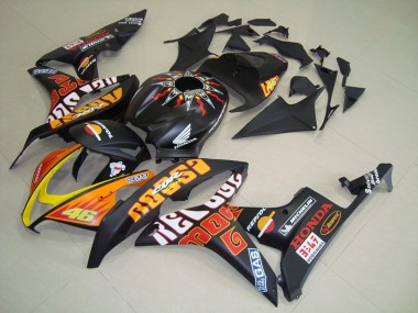 Cheapest 2007-2008 Matte Black Rossi Honda CBR600RR Motorcycle Fairing Kits UK