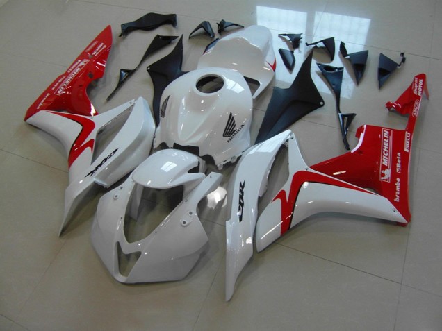 Cheapest 2007-2008 White Red Race Version Honda CBR600RR Motorbike Fairing UK Cheapest 2007-2008 White Red Race Version Honda CBR600RR Motorbike Fairing UK