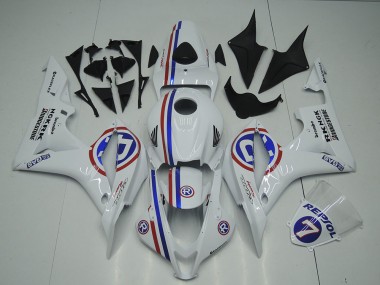 Cheapest 2007-2008 White Honda CBR600RR Motor Bike Fairings UK