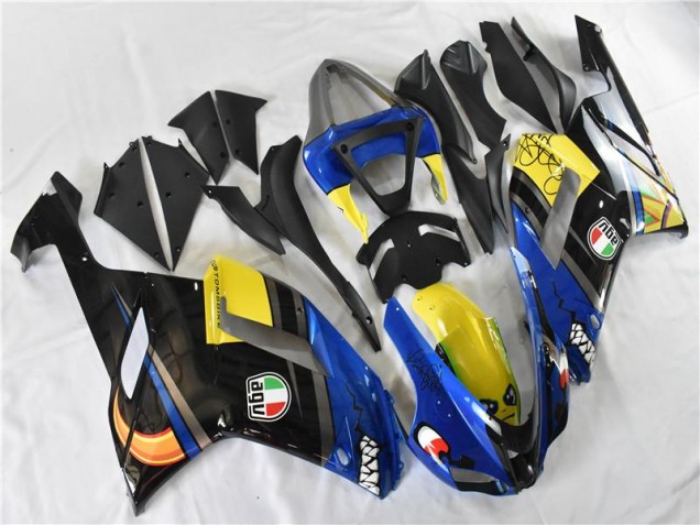 Cheapest 2007-2008 Blue Shark Kawasaki ZX6R Replacement Motorcycle Fairings UK Cheapest 2007-2008 Blue Shark Kawasaki ZX6R Replacement Motorcycle Fairings UK