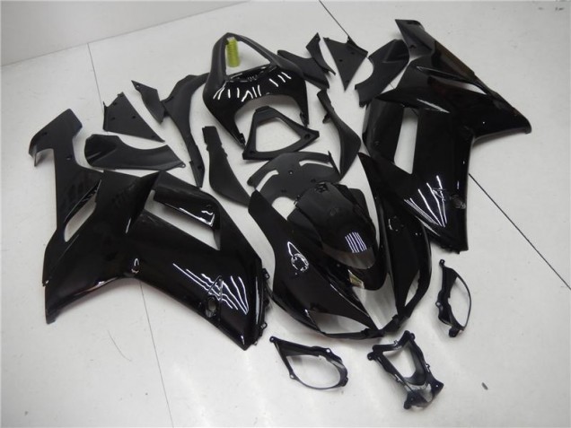 Cheapest 2007-2008 Glossy Black Kawasaki ZX6R Motorcycle Bodywork UK Cheapest 2007-2008 Glossy Black Kawasaki ZX6R Motorcycle Bodywork UK