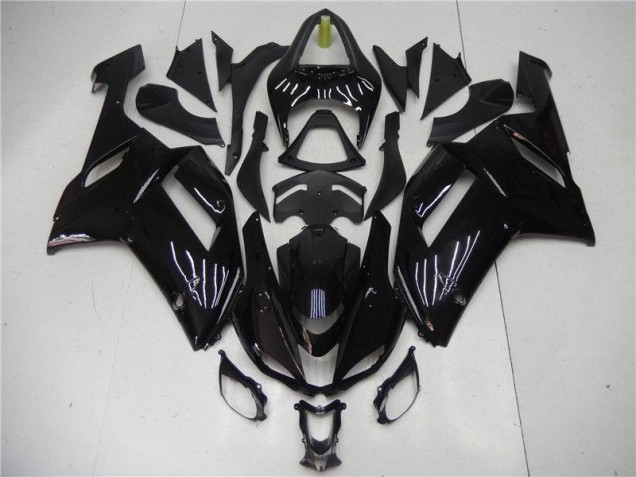 Cheapest 2007-2008 Glossy Black Kawasaki ZX6R Motorcycle Bodywork UK Cheapest 2007-2008 Glossy Black Kawasaki ZX6R Motorcycle Bodywork UK