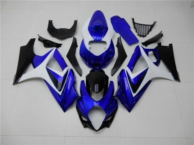 Cheapest 2007-2008 Blue White Black Suzuki GSXR 1000 K7 Motorcylce Fairings UK Cheapest 2007-2008 Blue White Black Suzuki GSXR 1000 K7 Motorcylce Fairings UK