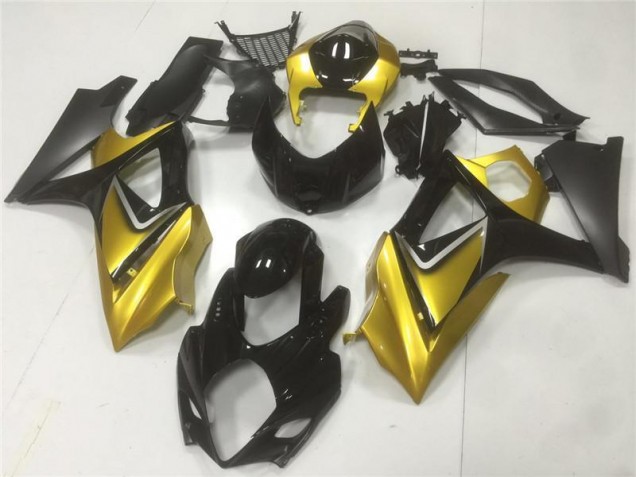 Cheapest 2007-2008 Gold Black Suzuki GSXR 1000 K7 Motorbike Fairing UK Cheapest 2007-2008 Gold Black Suzuki GSXR 1000 K7 Motorbike Fairing UK