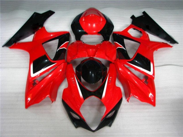 Cheapest 2007-2008 Red Black Suzuki GSXR 1000 K7 Bike Fairings UK