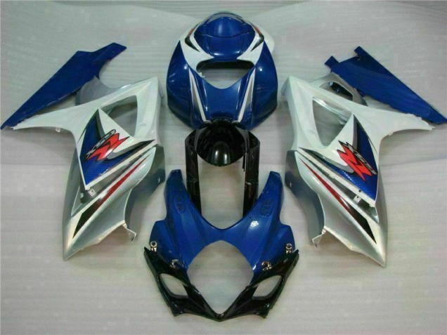 Cheapest 2007-2008 Blue White Suzuki GSXR 1000 K7 Bike Fairings UK Cheapest 2007-2008 Blue White Suzuki GSXR 1000 K7 Bike Fairings UK
