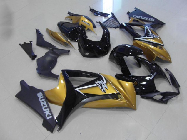 Cheapest 2007-2008 Gold Black Suzuki GSXR 1000 K7 Replacement Fairings UK