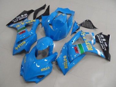 Cheapest 2007-2008 Blue Rizla Race Suzuki GSXR 1000 K7 Motor Bike Fairings UK